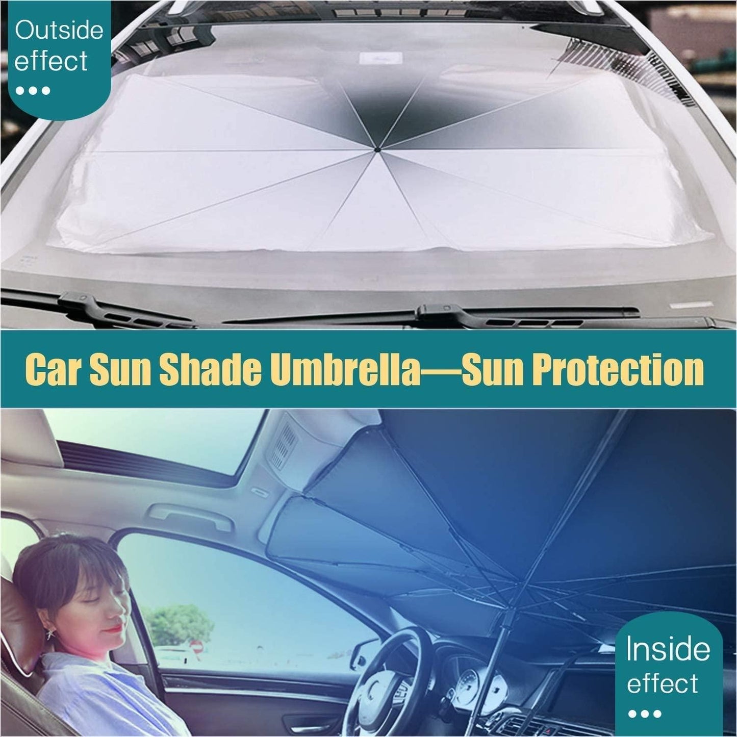 Car Windshield Sun Shade Umbrella 50% Off