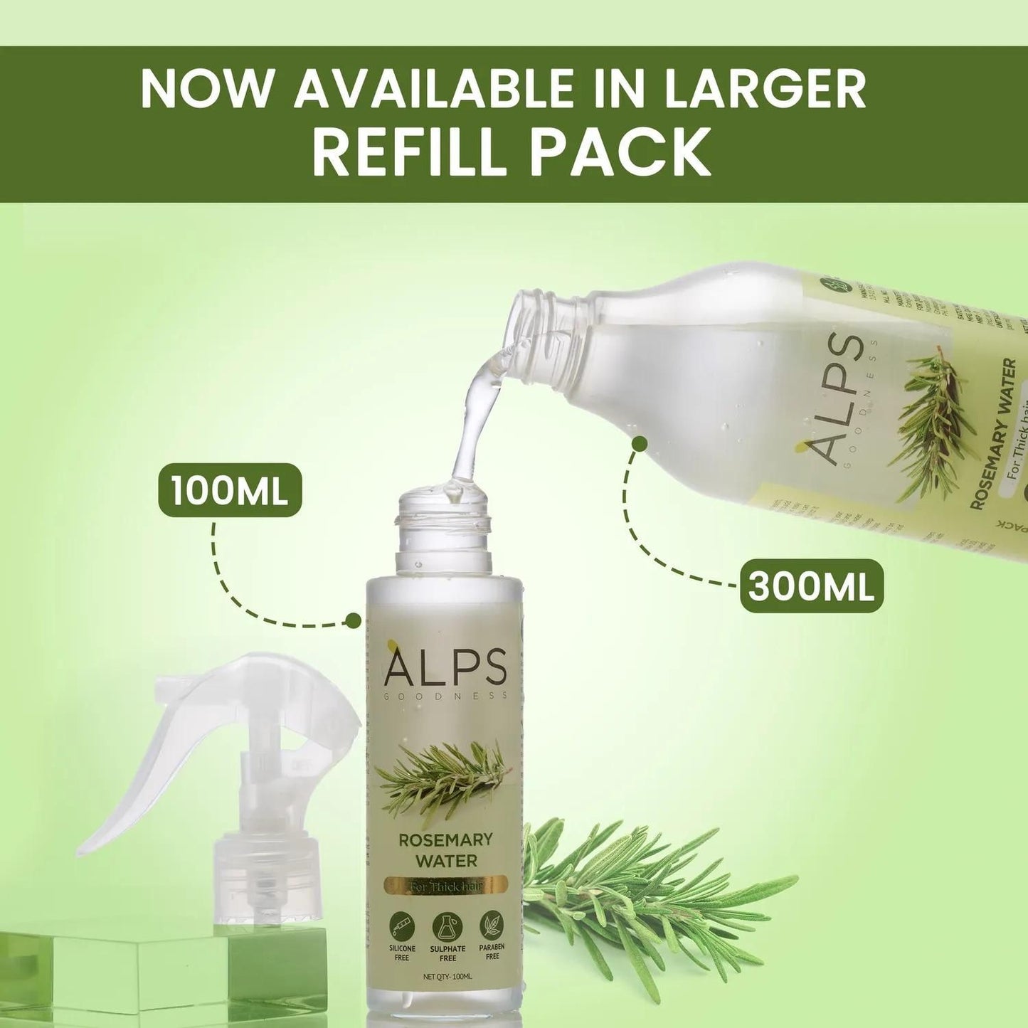 Rosemary Water, Hair Spray For Regrowth Buy 1 Get 2 Free