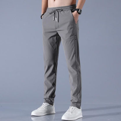 MEN'S Stylish REGULAR FIT LYCRA TRACK PANT( Black + GREY ) ( Buy 1 Get 1 Free)