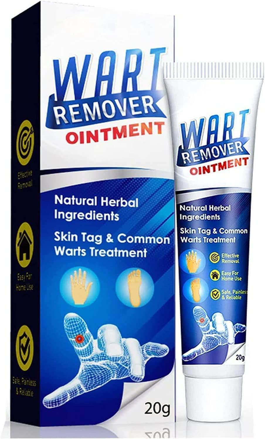 WartsOff Instant Blemish Removal Cream Warts Off Instant Blemish Removal Cream 20 g Wart Remover Ointment for All Skin Types (Pack of 1)