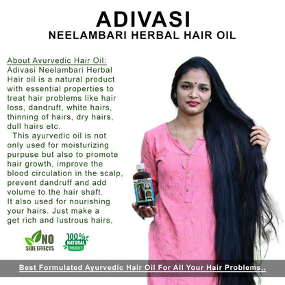 Adivasi Herbal Hair Oil 💥Buy 1 Get 1 Free