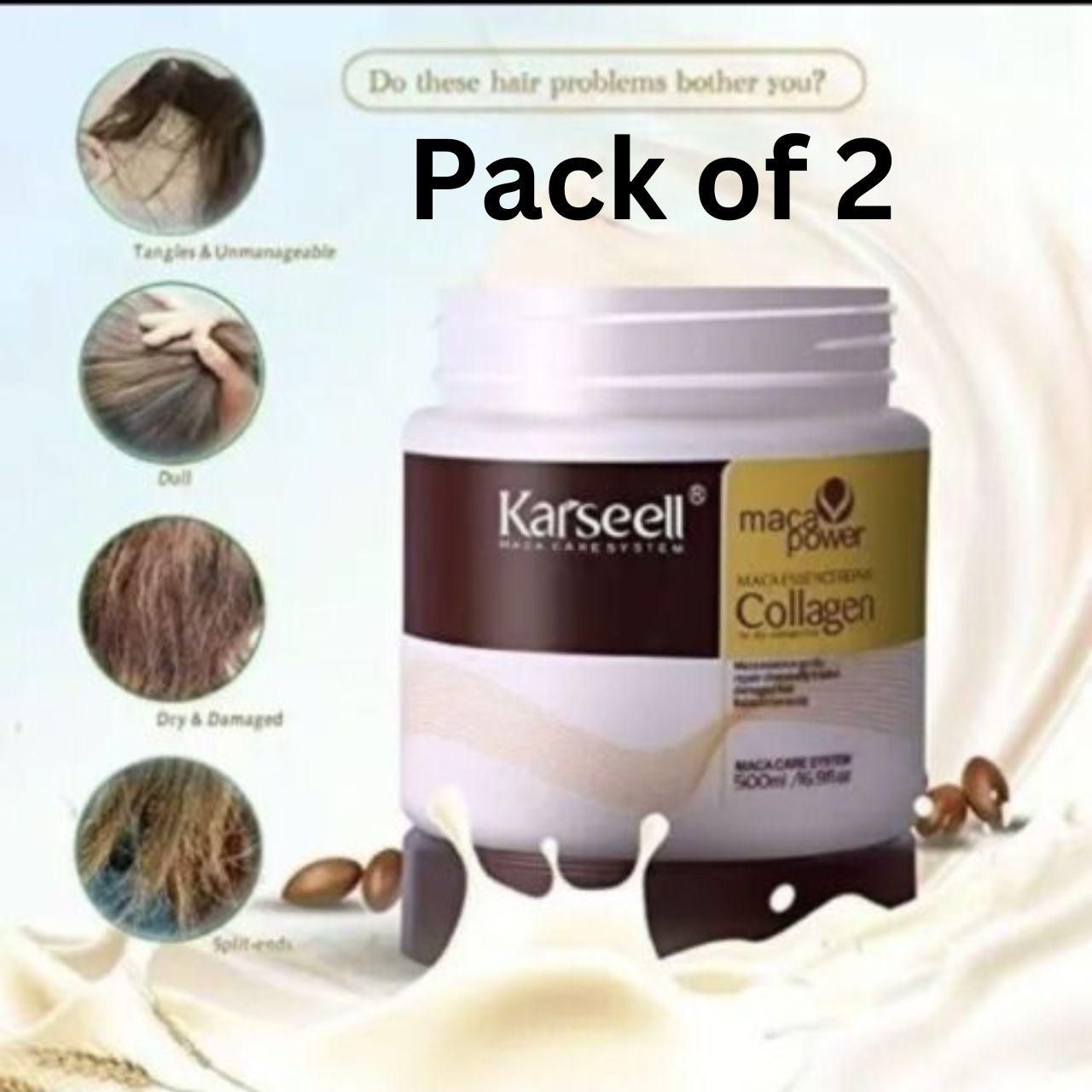 Karseell Maca Power Collagen Hair Mask 100ml (Pack of 2)