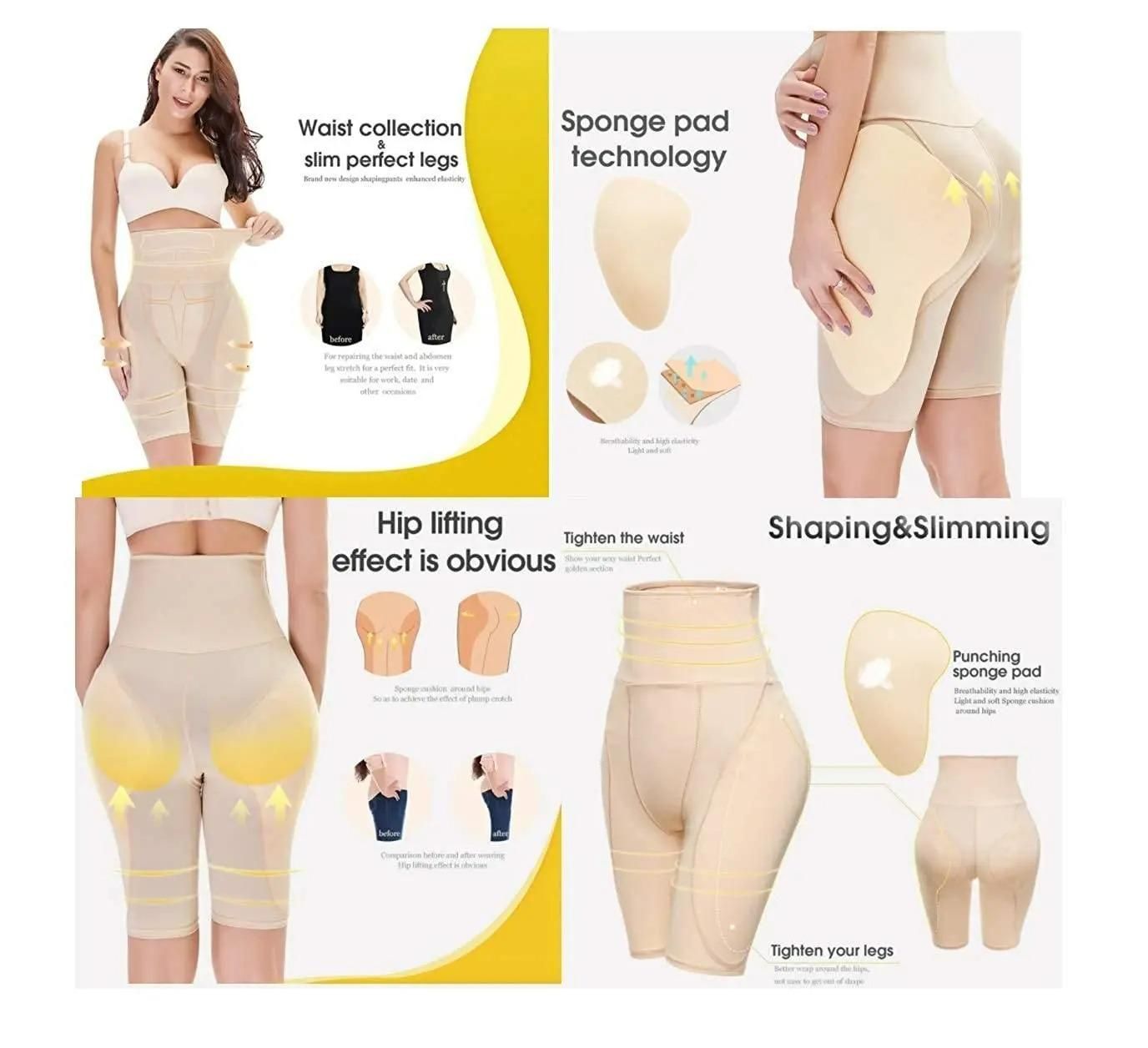 4-in-1 Shaper - Quick Slim Shape Wear Tummy, Back, Thighs, Hips - Body Shaper