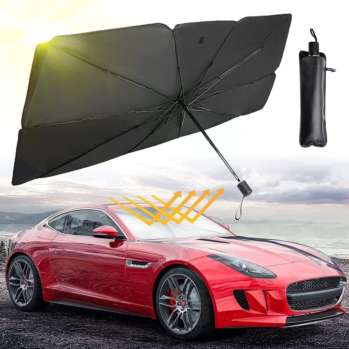 Car Windshield Sun Shade Umbrella 50% Off