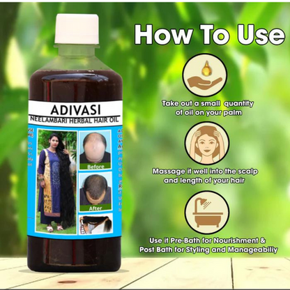 🍃Original Adivasi Herbal Hair Oil 💥Buy 1 Get 1 Free💥50% Off Deal for Today Only