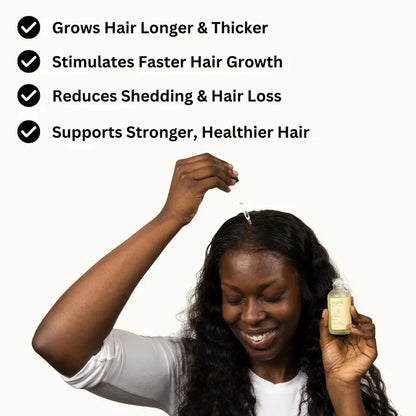 Vegan Natural Hair Growth Oil (Pack of 2)