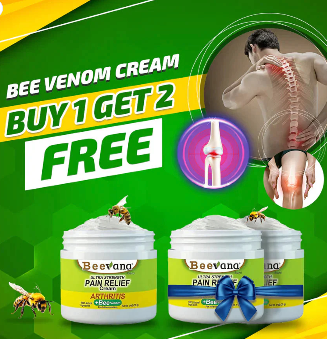 Bee Venom Joint and Muscle Therapy Cream 🔥Buy 1 get 2 FREE Today Only