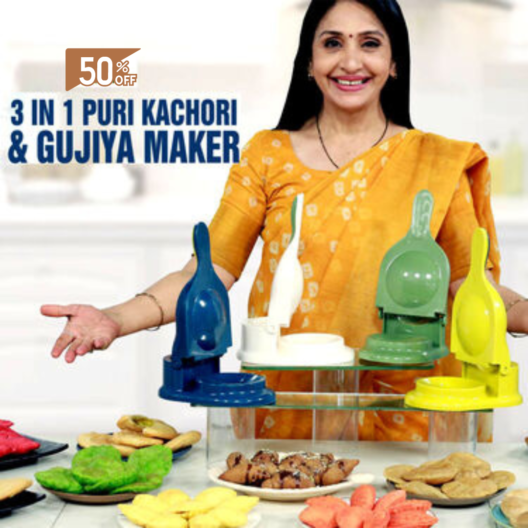 2-in-1  Gujiya & Momos Maker 🥐🔫 Holi Sale Flat 50% OFF😍