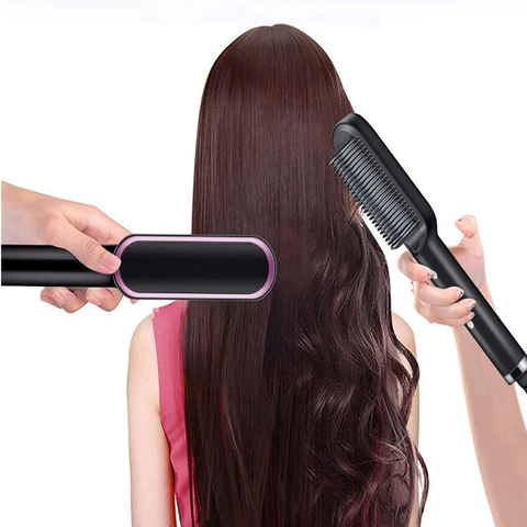 👩Professional Electric Hair Straightener Comb Brush💥50% Off Festival's Offer🤩