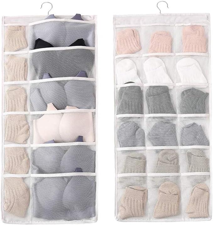 💥Flat 50% OFF😍 Double Sided Hanging Closet Organizer Storage Bag