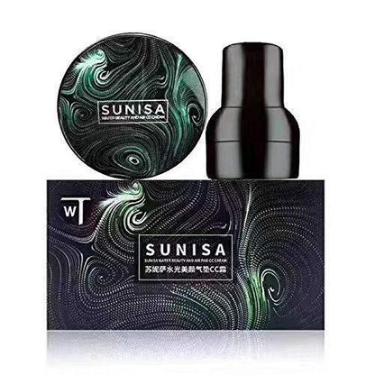 💥Flat 50% OFF only Today 😍 Sunisa 3 in 1 Air Cushion Waterproof foundation CC Cream🎨