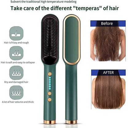 👩Professional Electric Hair Straightener Comb Brush💥50% Off Festival's Offer🤩