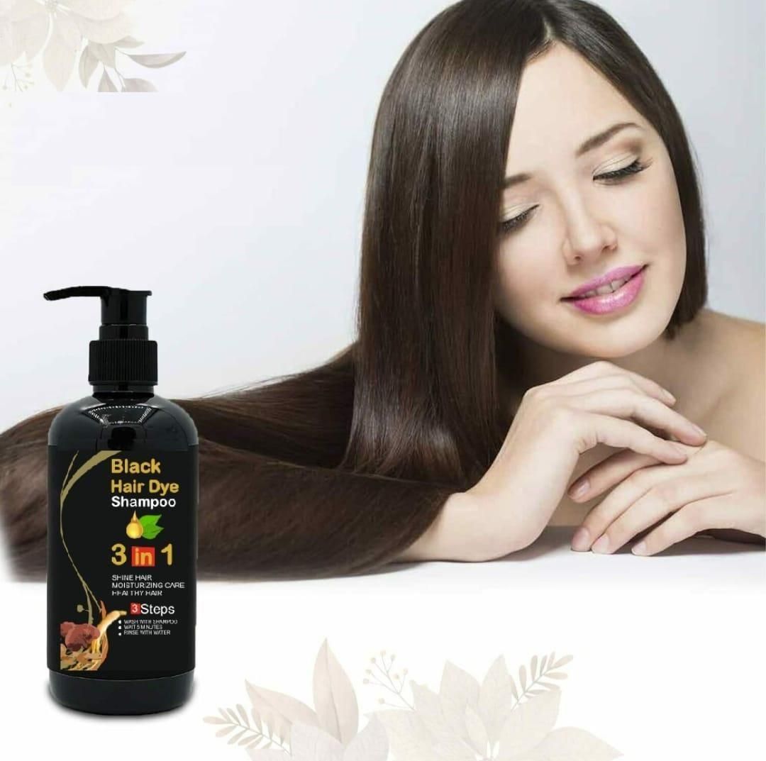 (50% OFF) BLOSDREAM 3 in 1 Black Hair Shampoo (Ammonia Free)